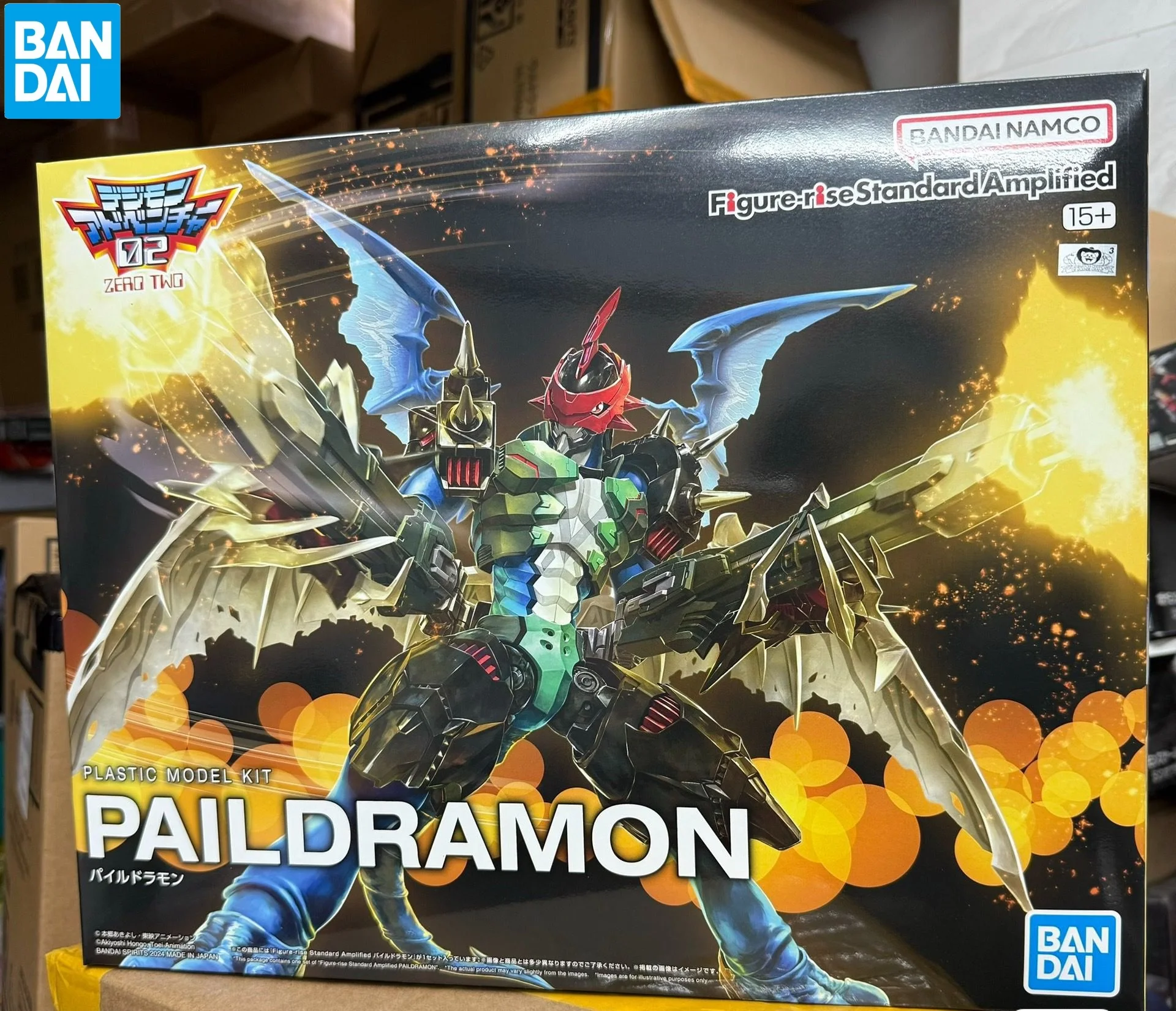 Bandai In Spot Figure-Rise Digimon Adventure 02 Paildramon Standard Amplified Assembly Model Ver. Anime Action Figures Toy Gift