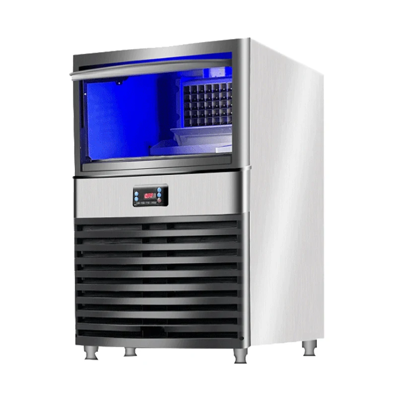 Ice Making Machine 100kg Automatic Ice Cube Maker Commercial Ice Maker Machine For Business Sale Price