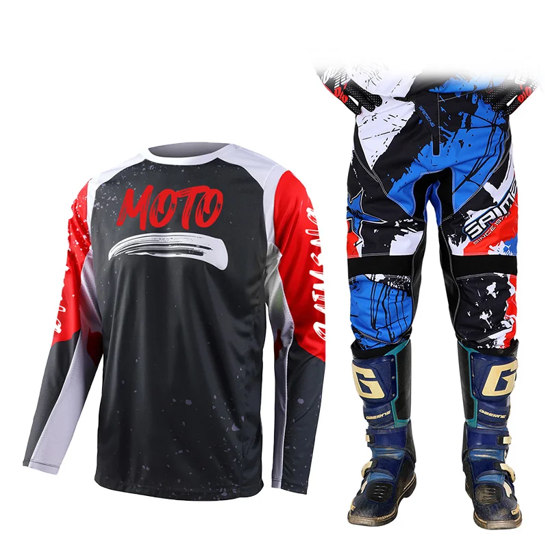 

Children's motorcycle set Boys and girls 4 5 6 7 8 9 10 11 12 13 14 years old cross-country MX racing suit MTB bmx atv kid youth