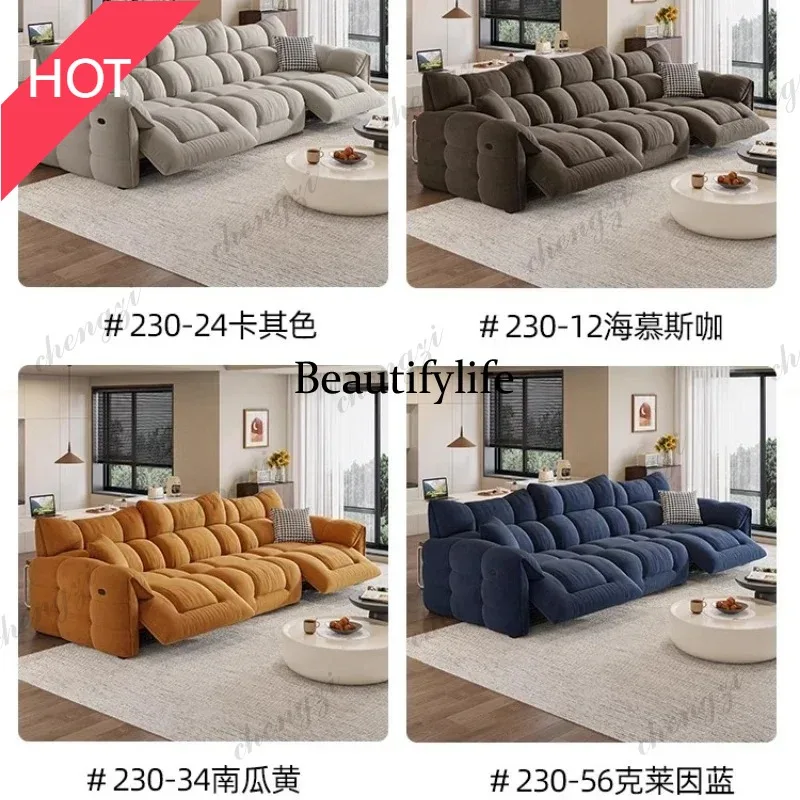 A49 Luxury Modern Double Couch Designer Divano Soggiorno Home Furniture Electric Large Green Sofas Velvet Nordic Automatic Ital