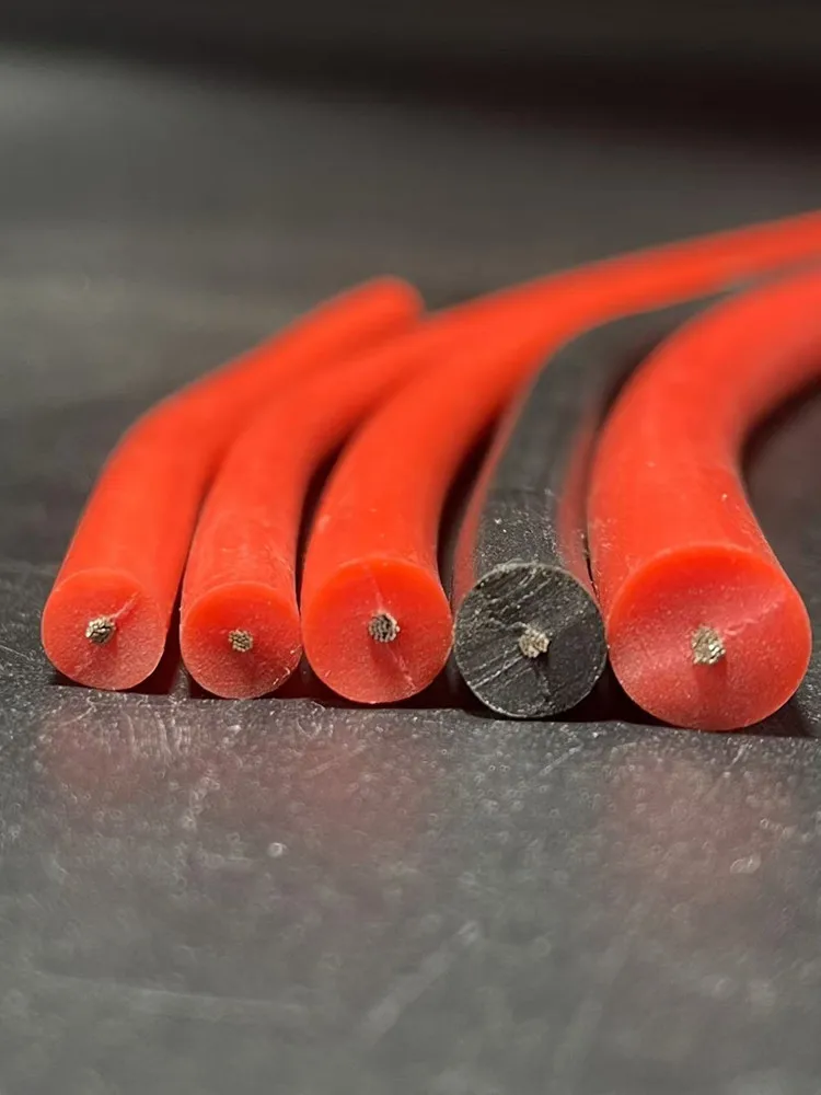 High Voltage cable 5 KV- 40KV Silicone Single Core 20-9awg Car Ignition cable  Temperature resistance -60-+200℃ 0.5mm²-6mm²