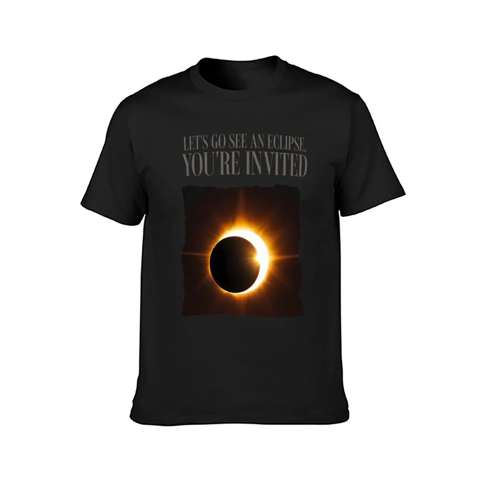 Digital Art that Awakens Senses: Eclipse and its Cosmic Splendor T-Shirt korean fashion anime t shirts for men