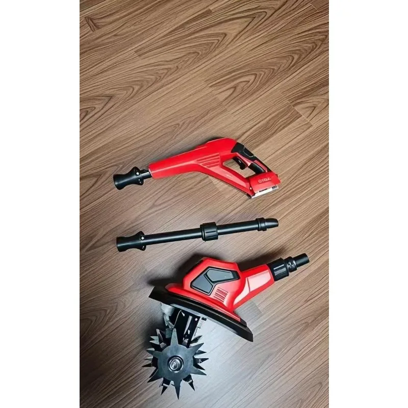 家庭用ハンドヘルドリチウム電池式ロータリー耕運機、農業用電動耕運機、ガーデンパワーツール