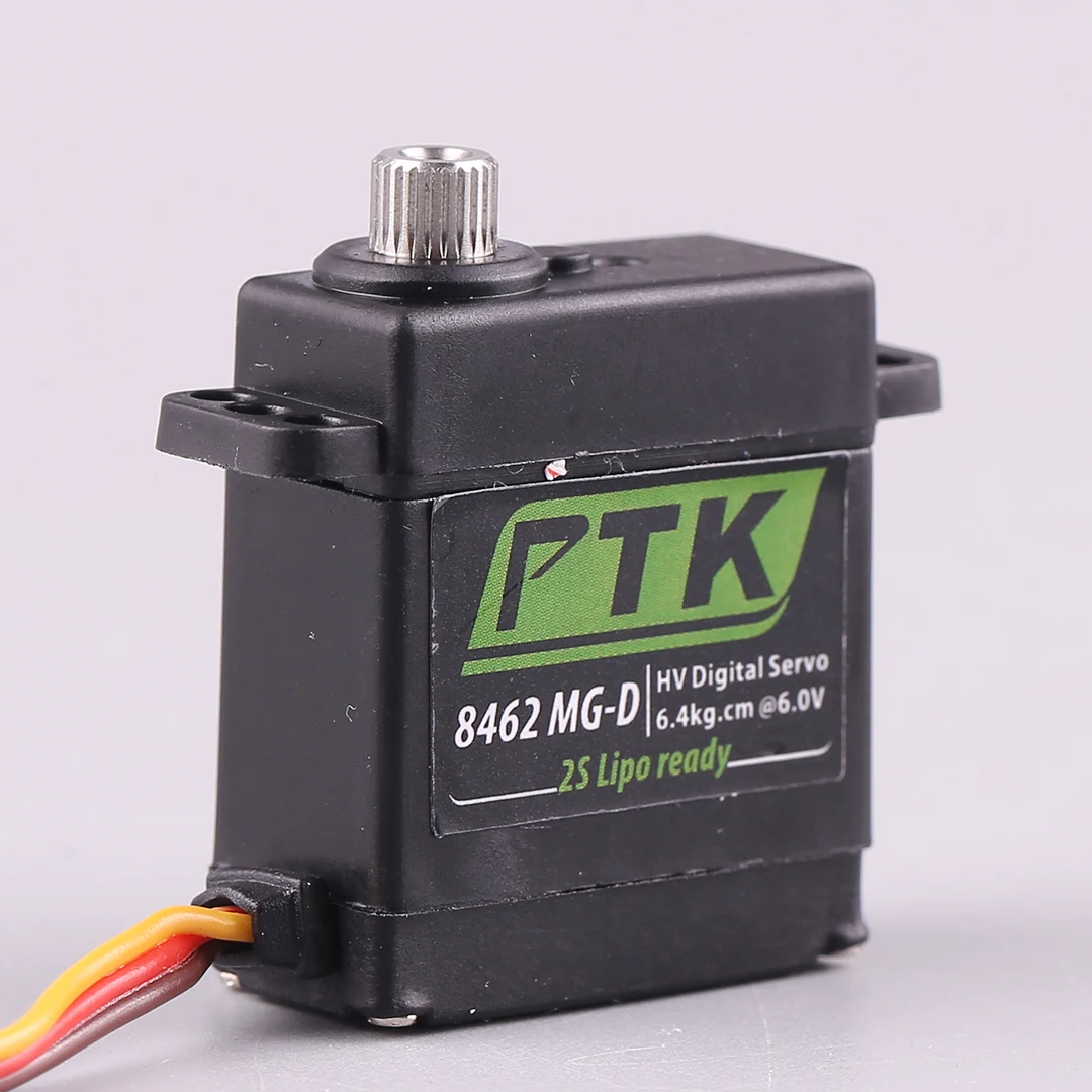 PTK 8462MG-D Metal Tooth Digital High-Voltage Servo 7.4V Glider Model Fixed Wing 17g Servo