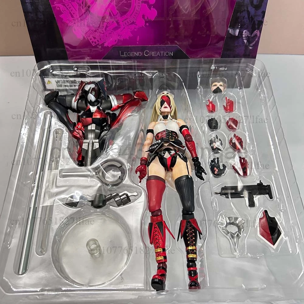 Play Arts KAI Figura Legend Creation NO.4 Harley Quinn Figura sexy 1/6th Scala Action Figure Modello Giocattoli Decorazione della stanza