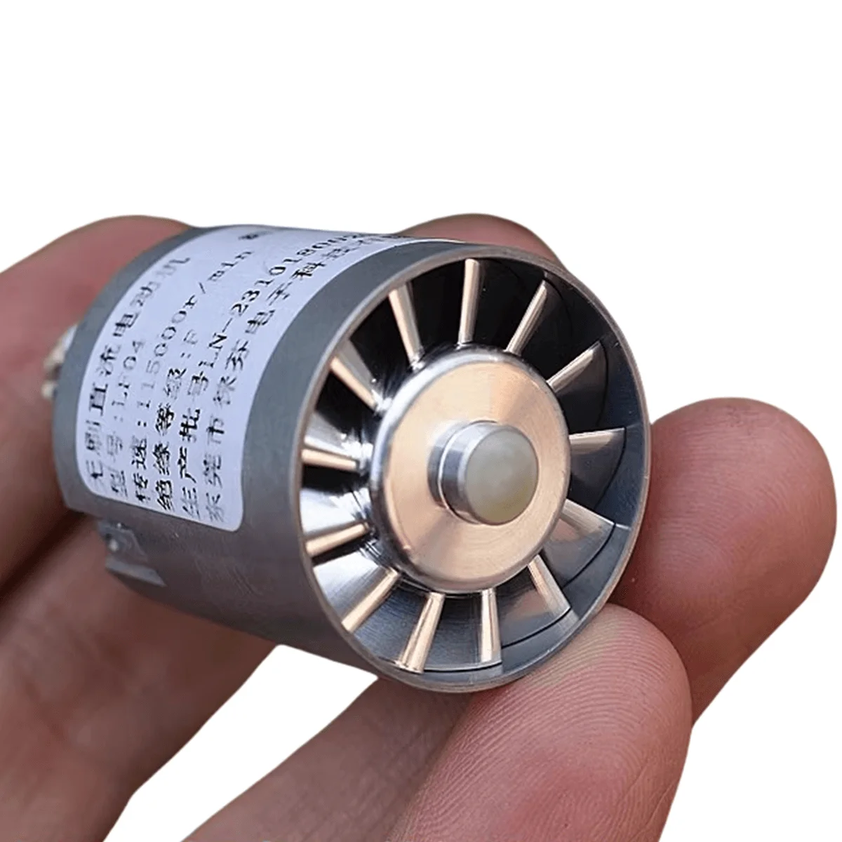 محرك مجفف شعر بمروحة أنبوبية بدون فرش، حديد نيوديميوم، بورون مغناطيسي قوي، سرعة عالية جدًا 115000 RPM DC310V لمعدات HVAC #6