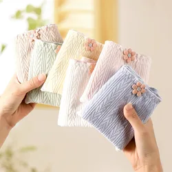 십대 소녀 단색 데일리 브리프, 메이든 코튼 항균 팬티, 어린이용 얇은 통기성 팬티, 8 세 이상 어린이 속옷, 6 개
