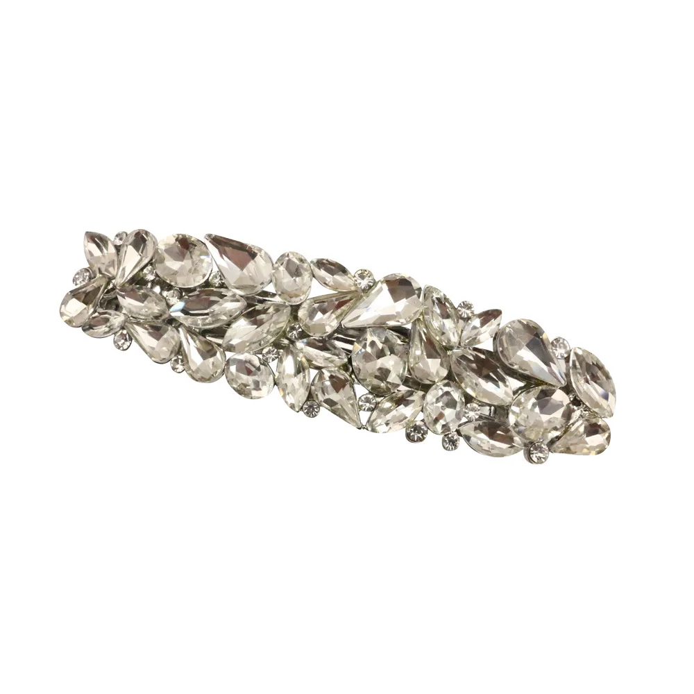 

Women's Rhinestone Crystal Hair Clip Hairpins Flower mariage Bride Bridesmaid Wedding Party Hair Jewelry Accessories