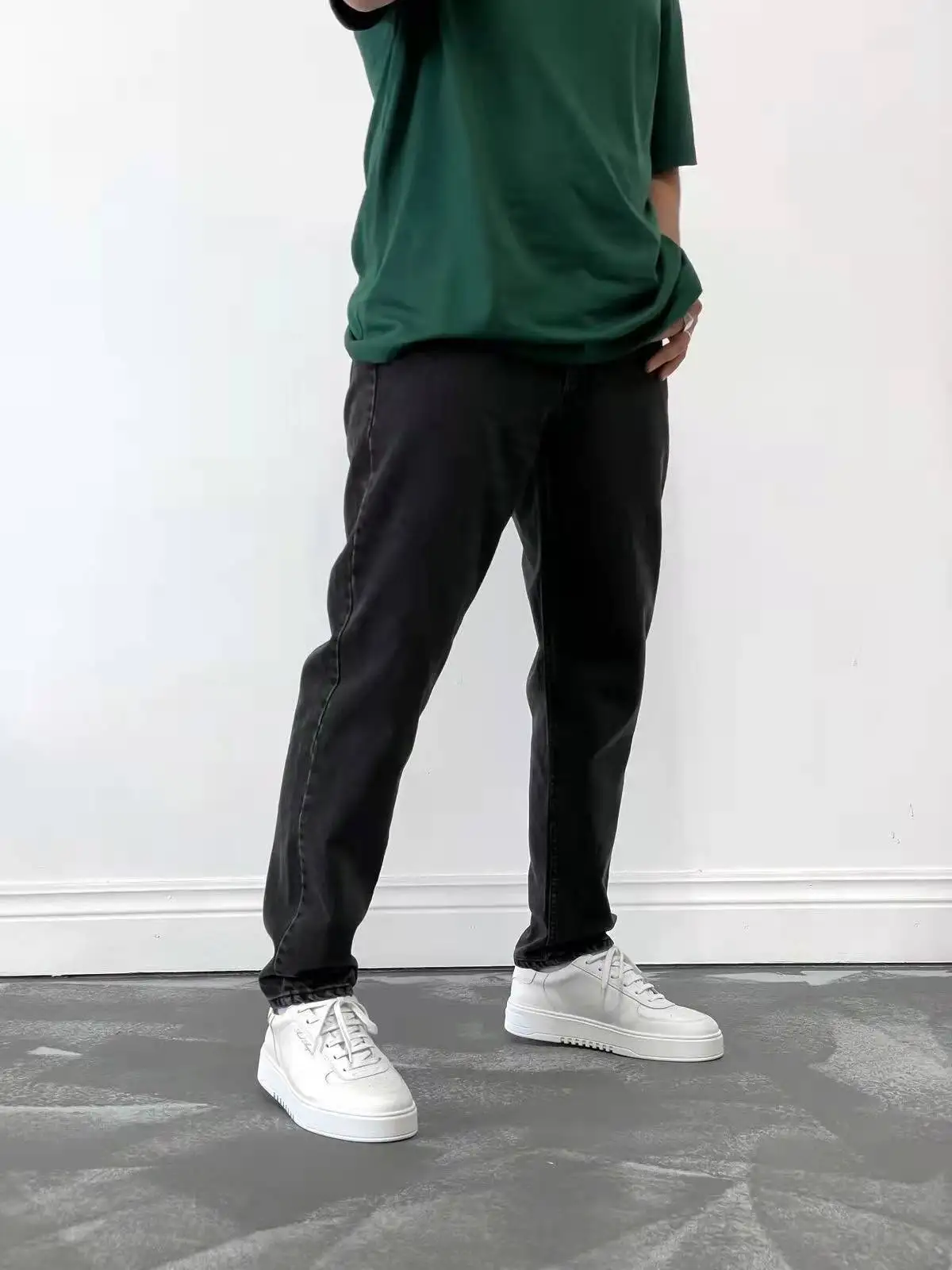 2025 Nieuwe Zakelijke Heren Jeans Casual Rechte Stretch Mode Klassieke Blauw Zwart Werk Denim Broek Mannelijke Merk Kleding S-3XL