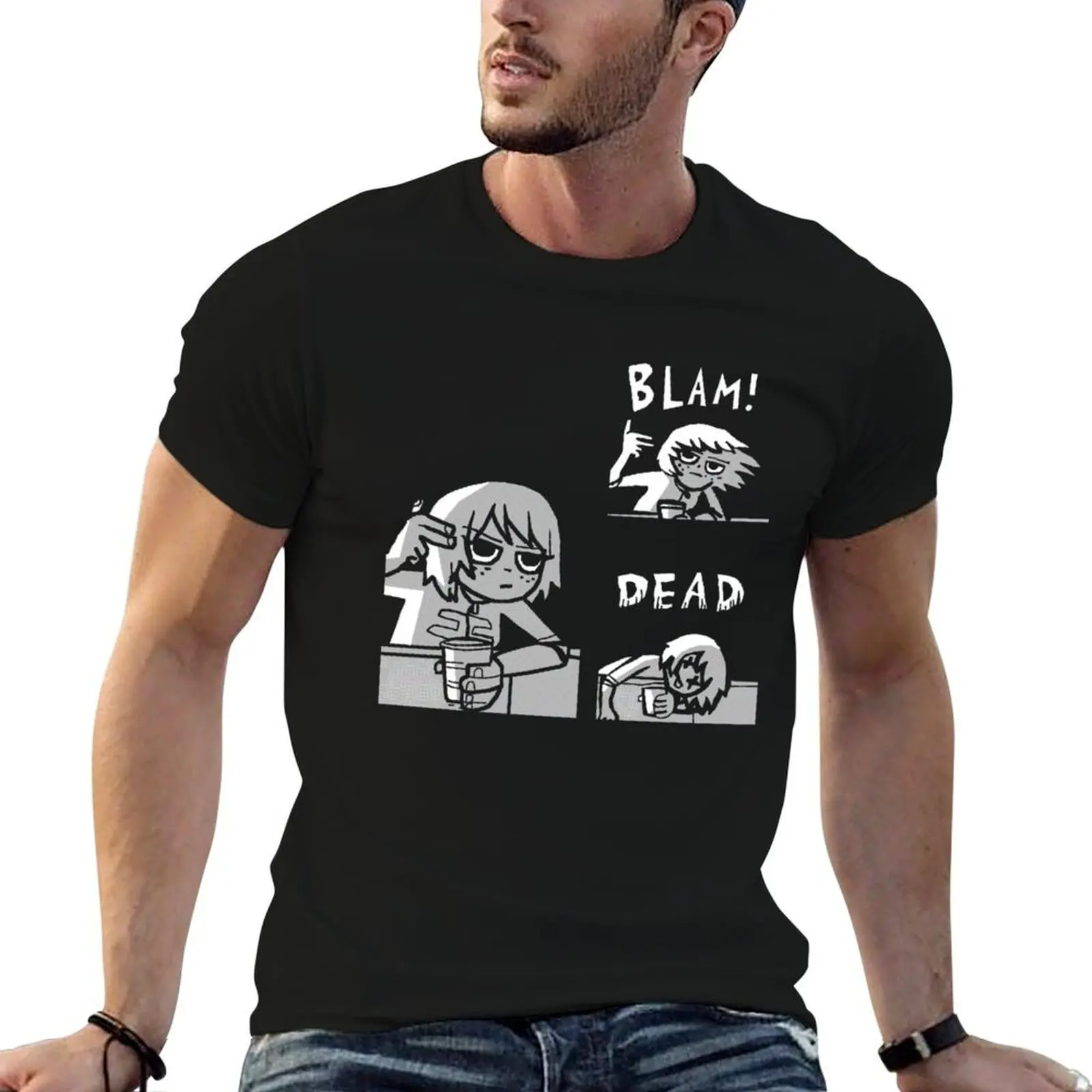 

Kim Pine - Gun T-Shirt printed t shirts for man graphic t shirts for man cotton t shirts high quality T-shirt