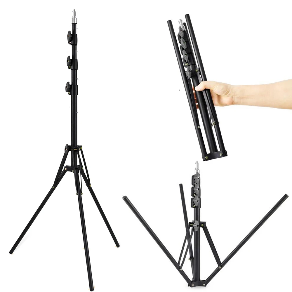 75inch 1.9m Foldable Metal Light Stand 1/4