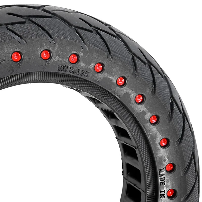 【صيف】2X لإطارات سكوتر كهربائي Kugoo 10X2.125 إطار مزدوج على شكل قرص العسل إطار صلب مقاوم للانزلاق ومقاوم للاهتراء #4