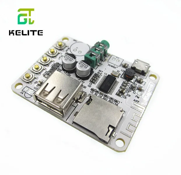 HAILANGNIAO Bluetooth Audio Receiver Module 4.1 USB TF Micro SD Card Decoding Board Preamp Output for Car Speaker By DIY