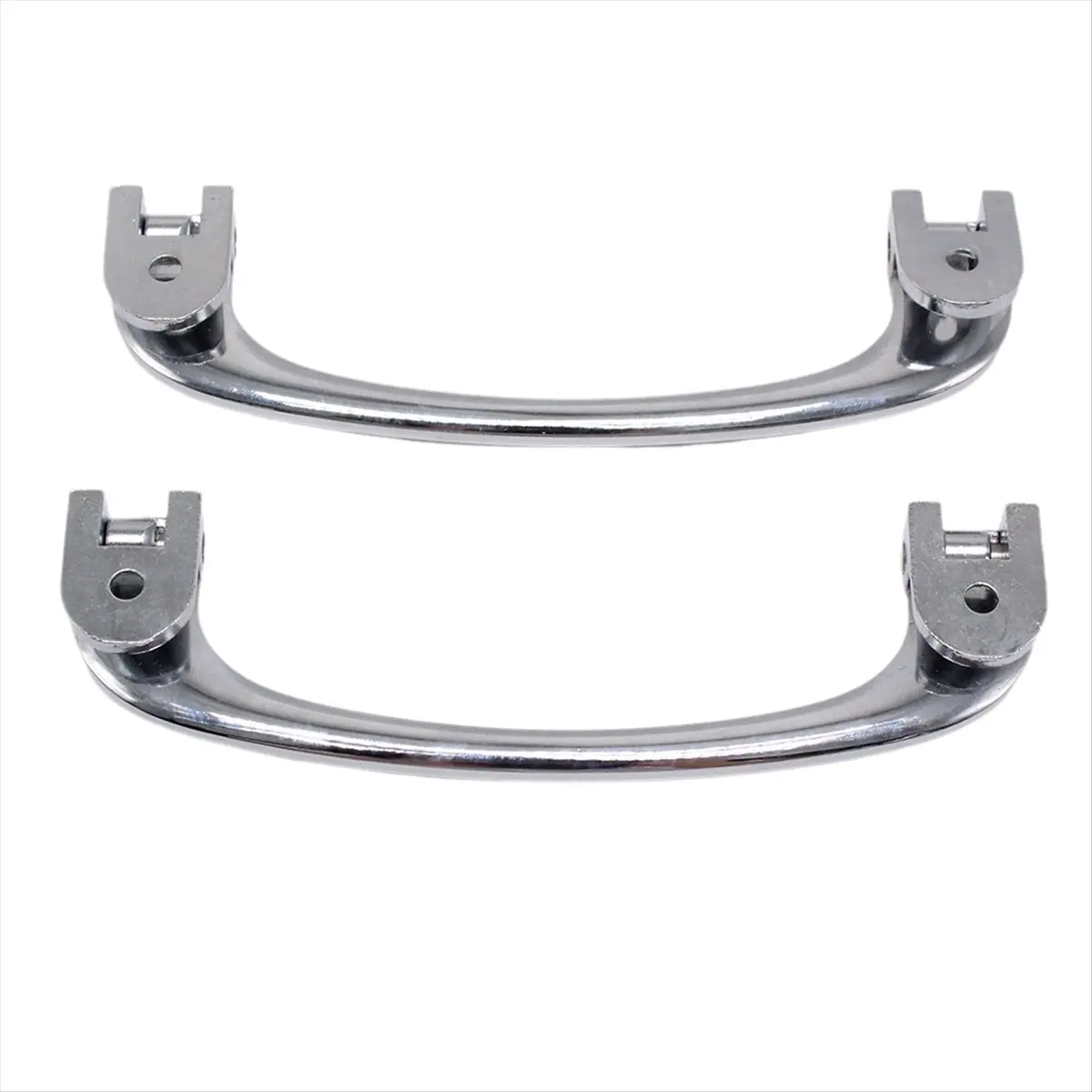 11-1Pair Chrome Interior Door Pull Handle Universal for Classic Cars Tudor Austin Mini1 964-1993 Transporter/Caravelle