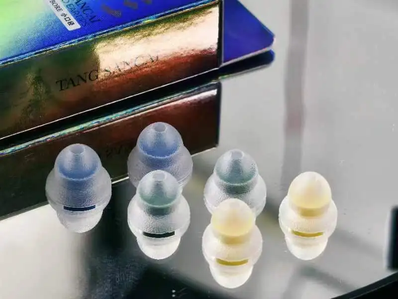 TANGZU Tang Sancai auricolari in Silicone di grado medico a foro stretto (3 paia) per IEMs
