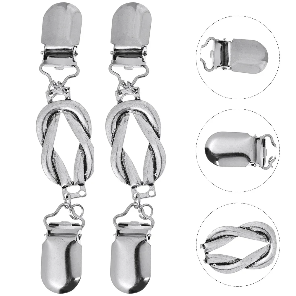 

2Pcs All Match Shirt Clips Exquisite Collar Clasps Prevent Peeping Fashionable Clothing Accessories Cardigan Clasps