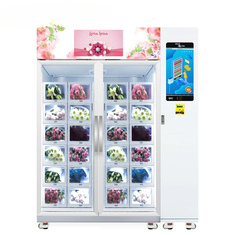 Fundord Custom Size Refrigerated Locker Vending Machine for Fresh Flower