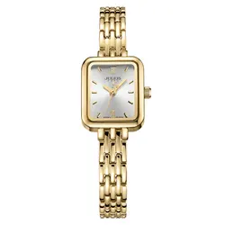 Julius Watch For Women  Women's Stainless Steel Band Luxury Gift Watch Dual-Layer Dial Fashion Montre JA-771