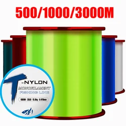 3000m Fishing Line 3LB-35LB Fluorocarbon Coating Treatment Process Carbon Surface Nylon Line for Freshwater Saltwater Fishing
