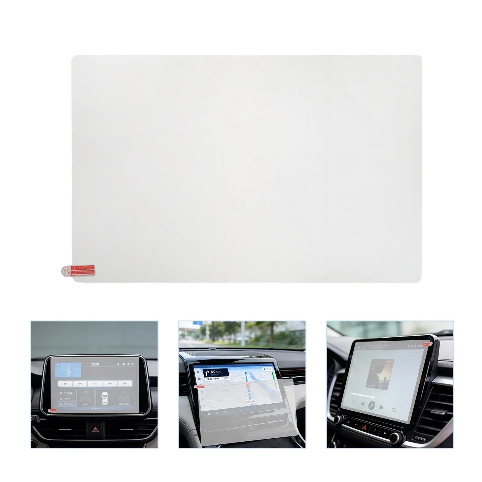 

Car Tempered Glass Screen Protector for Navigation Display 11.75x7.55inch Ultra Thin High Definition Anti Scratch Dashboard