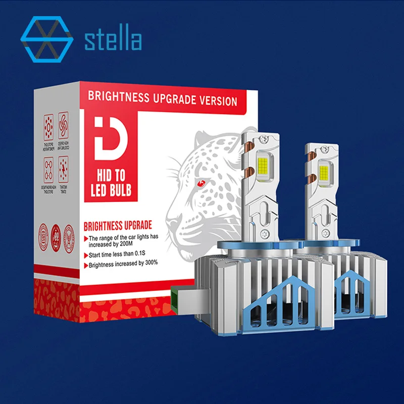 

Stella 1 комплект светодиодных ламп для фар D1S D3S D5S D8S CanBus D1R D3R D5R D8R Светодиодные лампы для фар для Audi для автомобиля Замена HID Wireless