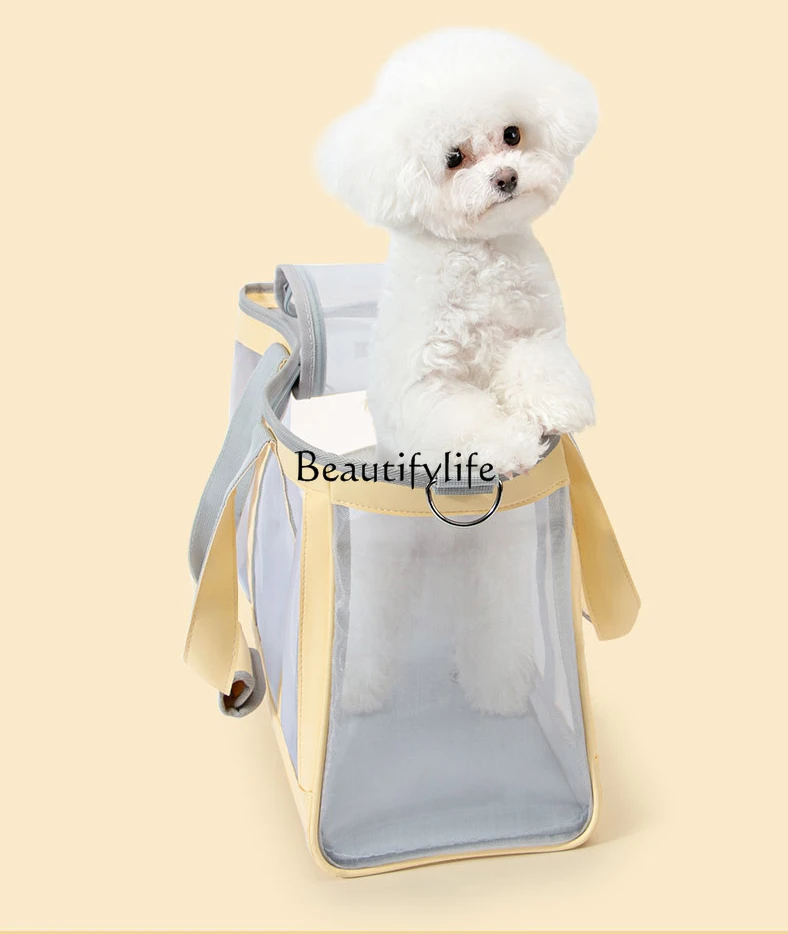 

Dog Outing Carry Bag Breathable Backpack Cat Small Dog Portable Doggie Bag Large Capacity