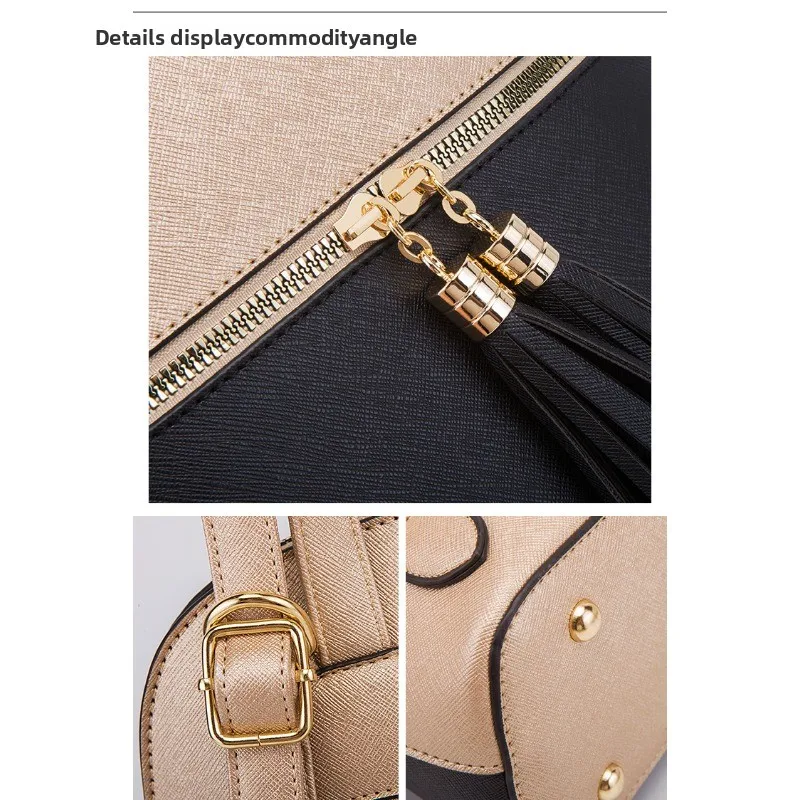 4pcs/set Woman Fashion Backpack Set Female Shoulder Crossbody Bag Set PU Leather Purse Clutch Bag Luxury Card Holder Women Gift