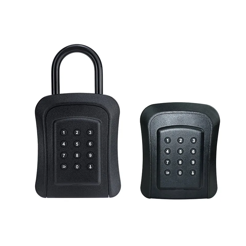 

Household aluminum door lock anti-theft wall-mounted key storage lock box combination password to unlock security padlock