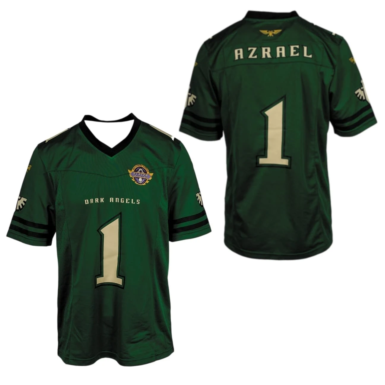 2026 Neues Warhammer 40K Serie V-Ausschnitt Rugby-Style Sport-T-Shirt (Schnelltrocknend, Kurzarm) – Unisex Fan Edition (Familien-Set) – Detail 8