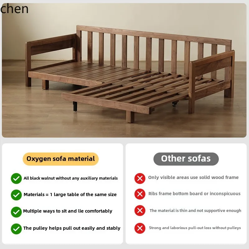 HXL folding split pull-out dual-purpose sofa bed living room multi-functional home accessories