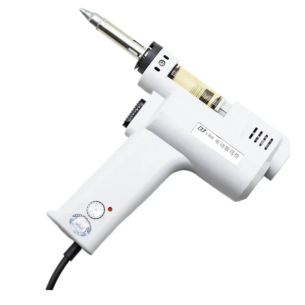 Electric Vacuum Desoldering Pump Solder Sucker Gun Heating Core Suction Tin100W Tin Suction Gun Soldering Iron