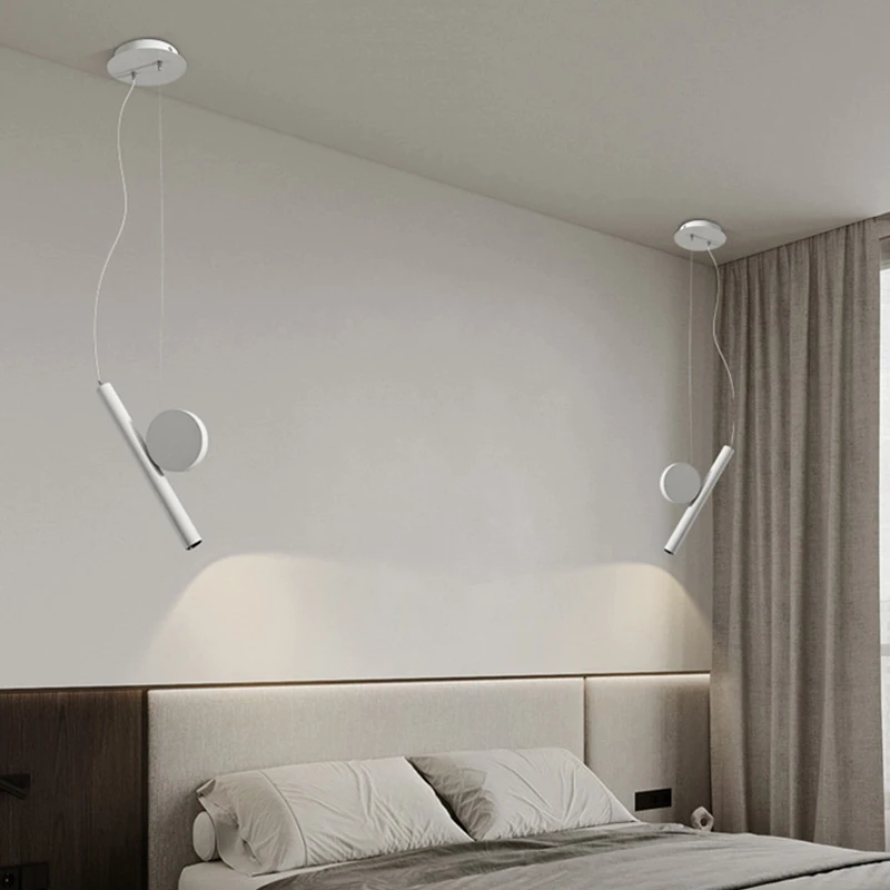 Modern LED Pendant Lamp Adjustable Cable For Bedside Living Room Aisle Study Chandelier Indoor Home Decor Light Fixture
