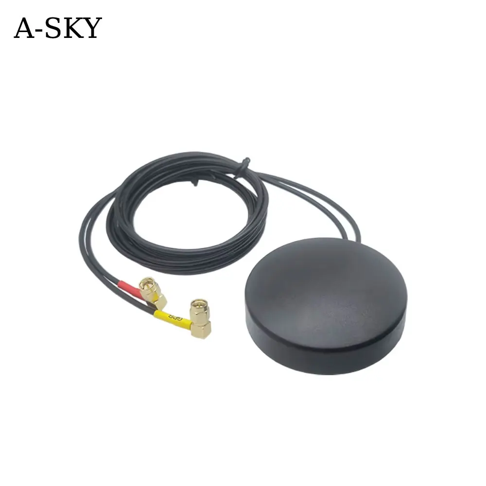 High Precision 4G Vehicle-Mounted Combined Antenna Navigation Positioning GPRS GSM Double Connector GPS External Antenna