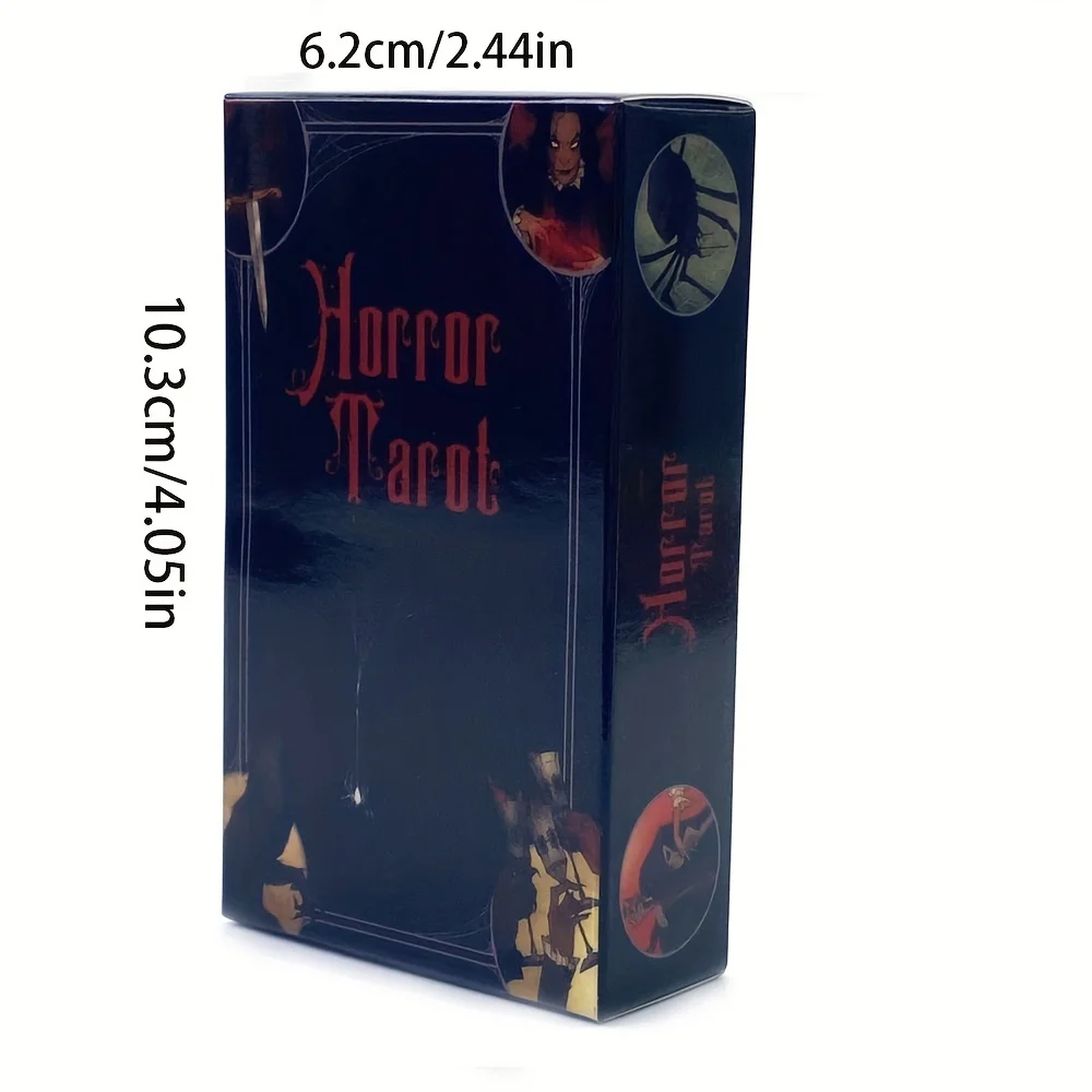 Carte dei tarocchi Horror inglese Fun Deck Table divinazione Fate giochi da tavolo