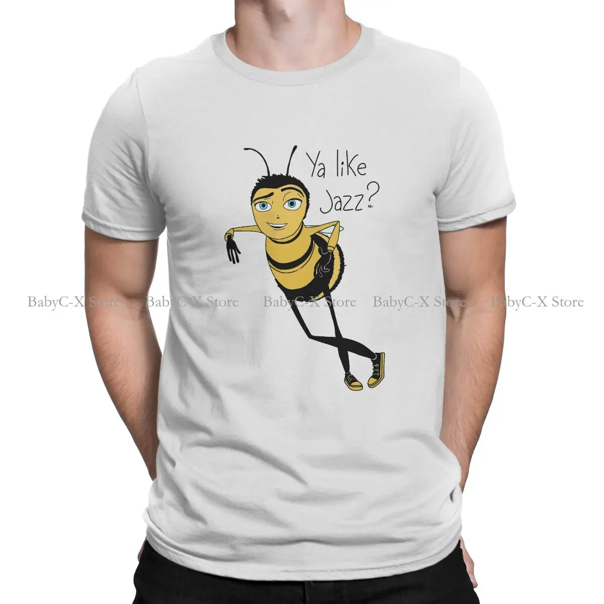 Ya Like Jazz Essential Round Collar TShirt Bee Movie Barry B Byson Cartoon Polyester Classic T Shirt Man's Tops Fashion Hot Sale