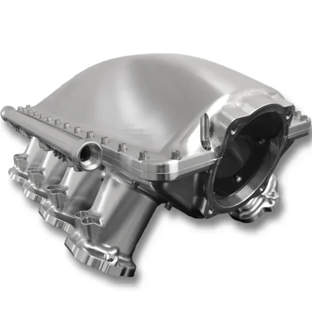 

Обработка алюминия с ЧПУ на заказ, высококачественная заготовка, аспирационный впускной коллектор, инжектор TWIN за вашим чертежом