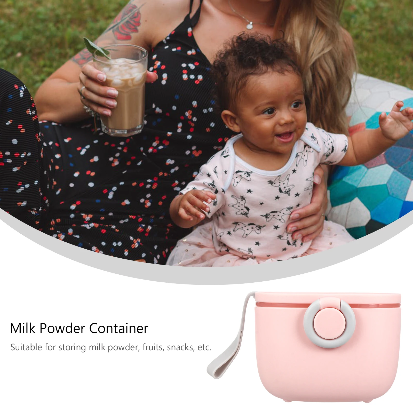 

Large Capacity Milk Powder Dispenser Airtight Food Storage Container Leakproof Formula Holder For Travel Home Snack