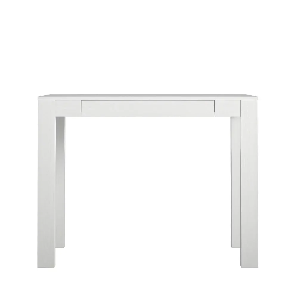 2023 New Mainstays Parsons Desk, White Laminated MDF