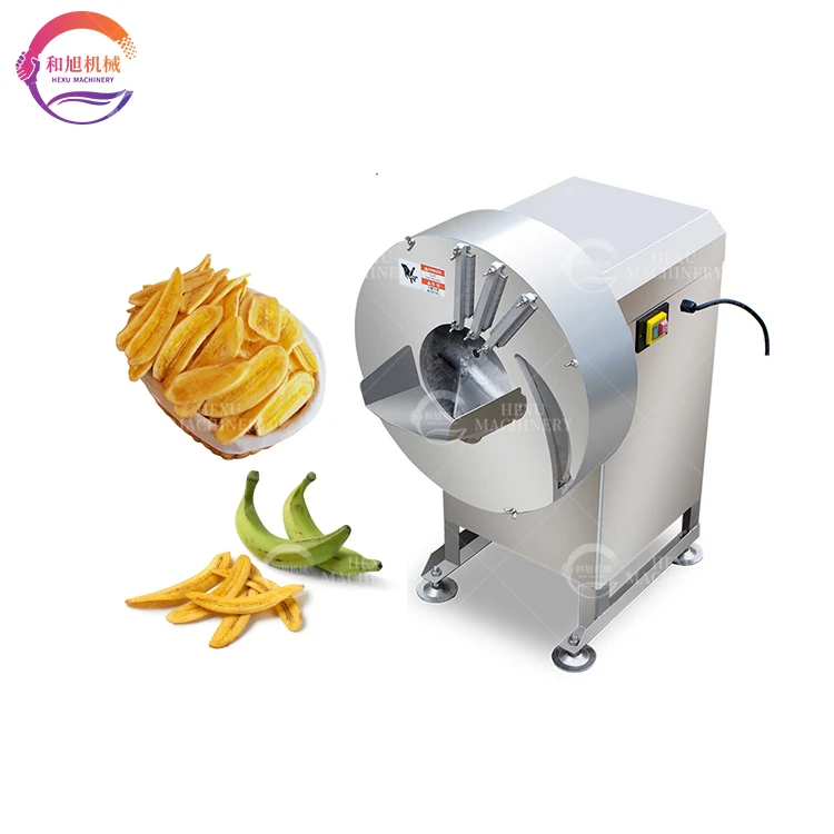 

High Quality Automatic Banana Plantain Slicing Machine Plantain Long Chips Cutter Slicer