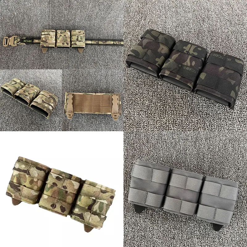 

Открытый чехол для журналов KYWI Style 3-556 MOLLE, совместимая тактическая пластина для нагрудного снаряжения и ремня Ronin | 6 цветов