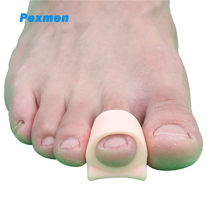 Pexmen 2/4/10Pcs Hammertoe Corrector Toe Splints Realign Bent Curled Claw Hammer Toes Toe Straighteners for Men and Women