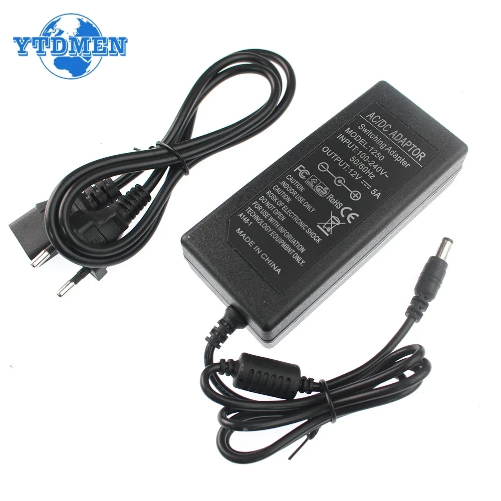 AC DC 5V 12V 24V Güç Kaynağı Adaptörü 1A 2A 3A 5A 6A 8A 10A Güç Adaptörü 220V 12V LED Sürücü için Evrensel Şarj Cihazı AB ABD