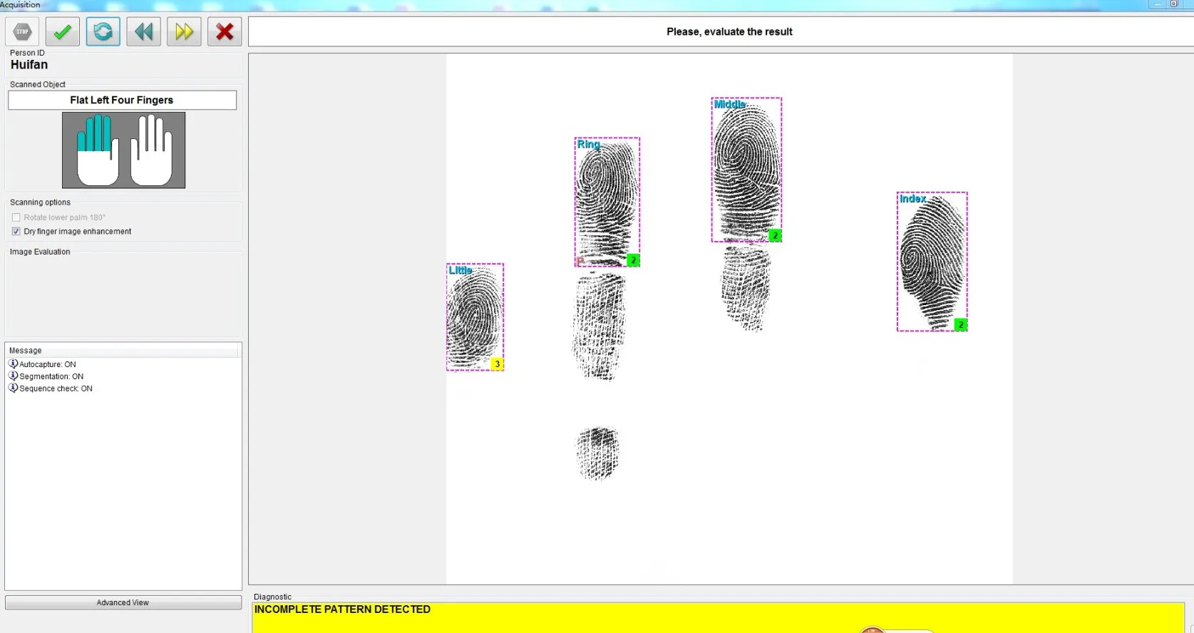 Fingerprint Scanner Greenbit Dactyscan84c National ID E-id Registration FBI 442 Ten Free USB 2.0 1600 Fingerprint Scanner