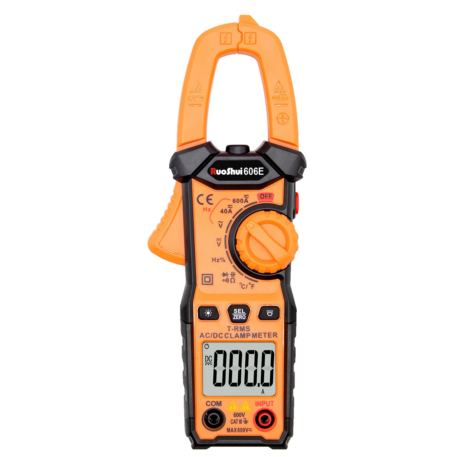 Shengli Clamp Meter roshui606E Clamp meter English version included 600A digital clamp meter