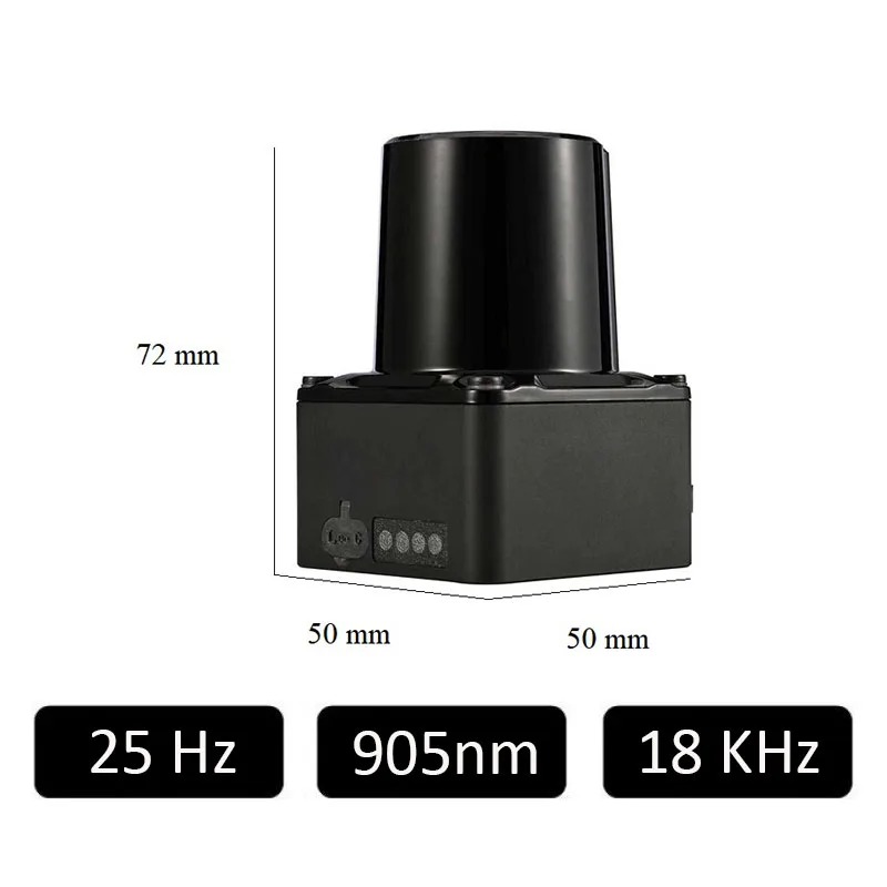 Best 10m IP65 Lidar Detector 54KHz Scanner AGV 905nm Laser Distance Radar Sensor