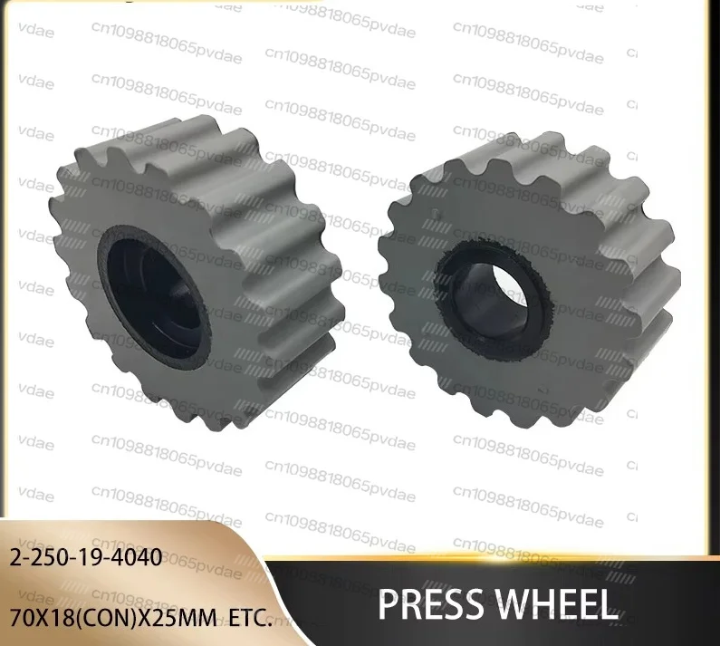 10pcs High Quality 2-250-19-4040 70x18/20x25mm 2-250-19-4030 Pressure Roller Wheels with Countersink for Brandt Edgebanders Wood