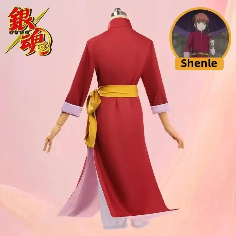 Cy2025 أزياء الهالوين أنيمي الروح الفضية التأثيرية، شيونغسام، نسخة لعب الأدوار، فستان العلم لشخصية اللعبة #3