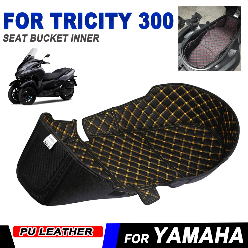 

Rear Trunk Cargo Liner Protector Seat Bucket Pad Storage Luggage Inner For Yamaha TRICITY 300 TRICITY300 Motorcycle Accessories