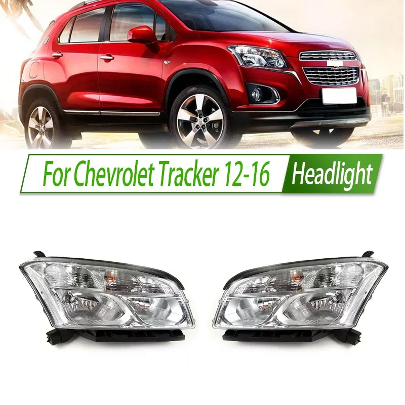 For Chevrolet Tracker 12-16 Halogen Headlight Assembly OEM Style Front Headlamp Bulb Socket Plug & Play Replacement