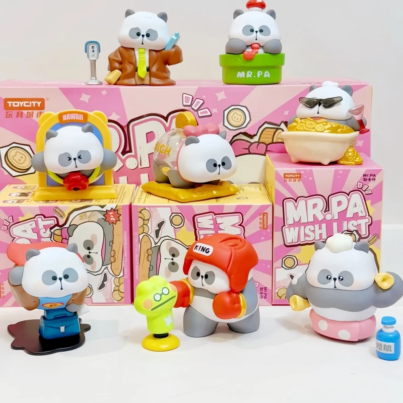 

Original Genuine Version Mr.Pa Wish List Serise Blind Box Mystery Box Caixa Caja Dolls Gift Desktop Ornament Anime Figure Toys